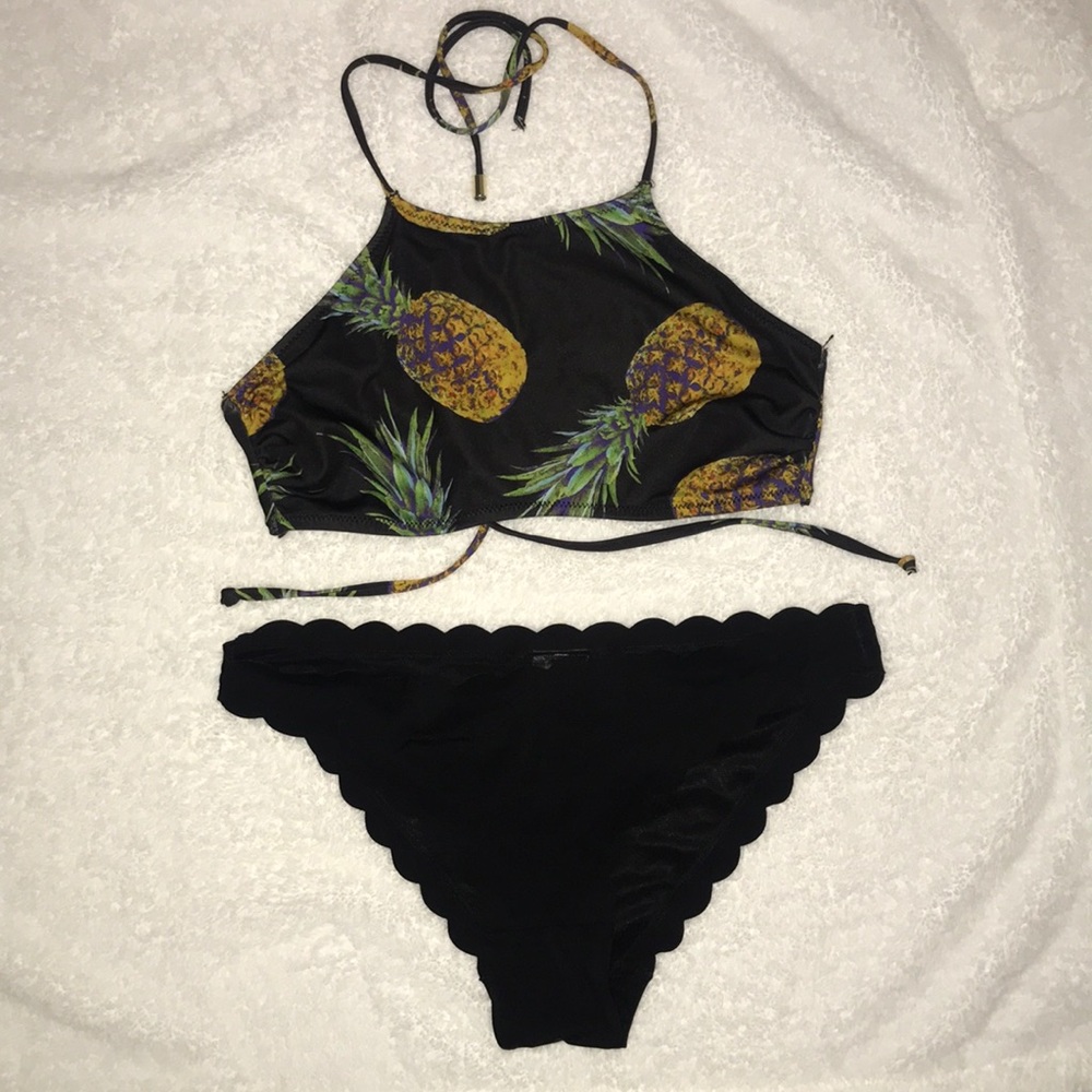 H&M pineapple bikini